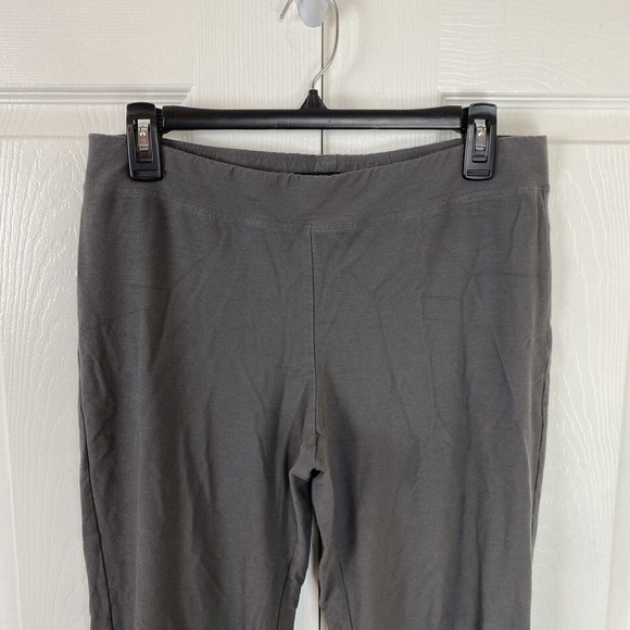 Eileen Fisher Size S Gray Pants System Stretch Pull On Washable Crepe Straight - Picture 6 of 6